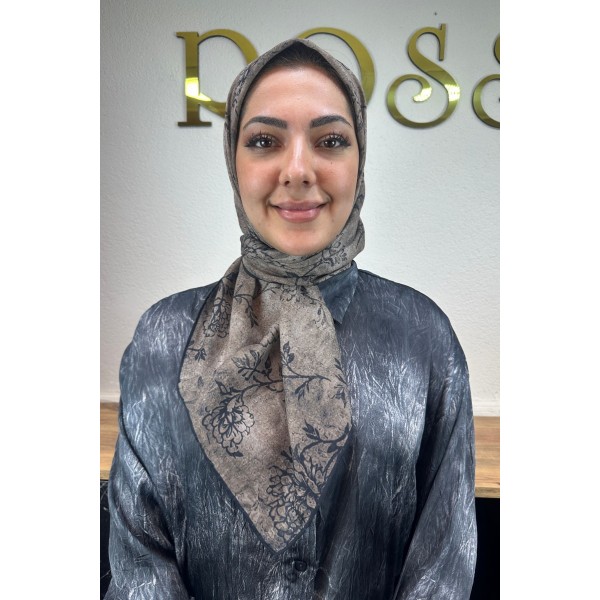 Desenli Soft Eşarp 05V